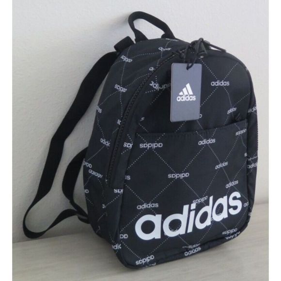 adidas 5149887 Unisex Monogram Black Core Mini Backpack - Picture 5 of 9